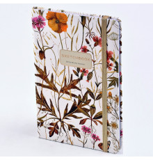 Скетчбук 40л Bruno Visconti "Флора.Полевые цветы" на резинке 21,6*14,3 150г/м2 1-613/02