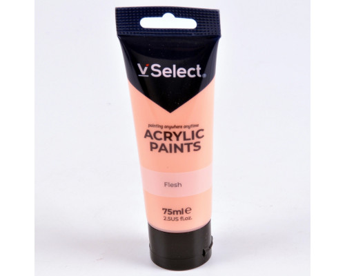 Краска акриловая 75мл VSelect телесная KRVS195189