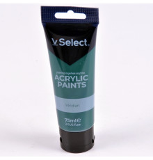Краска акриловая 75мл VSelect сине-зелёная KRVS195206
