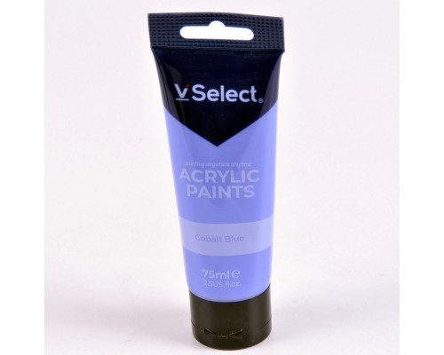 Краска акриловая 75мл VSelect кобальт синяя KRVS195208