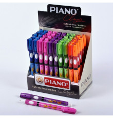 Ручка для левой руки шариковая синяя Piano цветной корпус 0,7 PT-251-L
