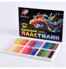 Пластилин 24цв Луч "Фантазия" восковой классический+флюор 360гр 25C1525-08