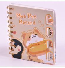 Записная книга А6 96л Mazari "Животные" 14,5*12 ассорти M-31003