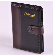 Записная книга А7 80л Mazari кожзам на кнопке 12*8 M-31007
