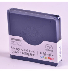 Скетчбук С7 50л Intelligent "Languo.Сине-серый" пластиковый футляр 8*8 230гр/м2 DO-610/DB-912