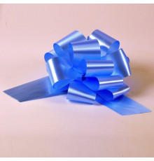 Бант шар 501/50 голубой 4,8*14,3см GrandGift