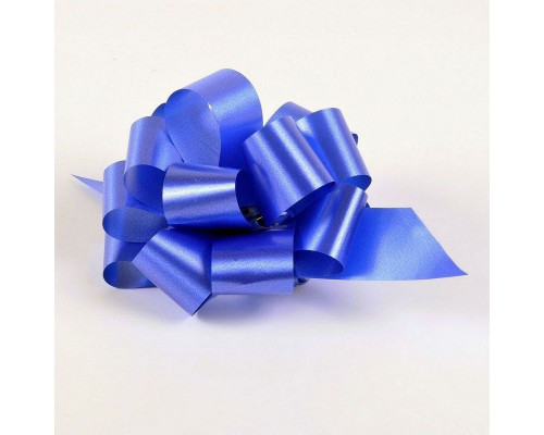 Бант шар 321/55 синий 3,2*9,9см GrandGift