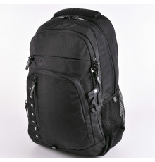 Рюкзак Grizzly "Чёрный" 3отд анатомическая спинка, стяжка 44*28*23 0.79кг RU-636-1/1