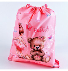 Сумка для обуви Оникс МО-20 "Балеринка с мишкой" 42*33 88736