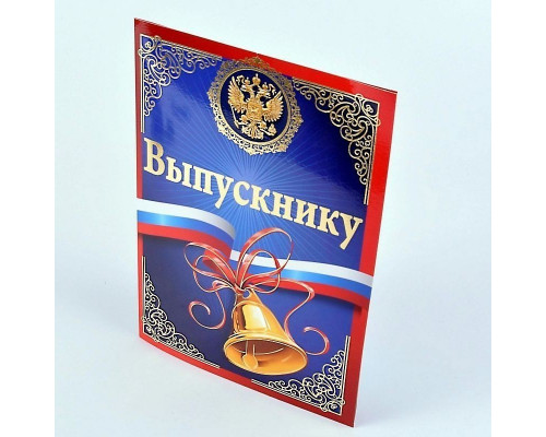 Открытка А4 "Выпускнику" 26,7*19,5 Мир поздравлений 042.183